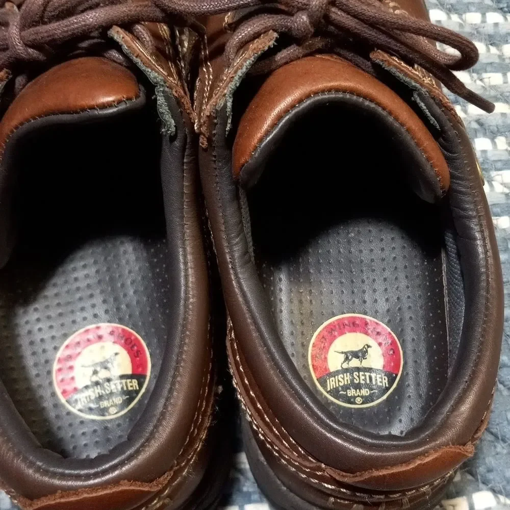 Red Wing Shoes Irish Setter Hunt Leather Oxford UltraDry waterproof men's 9.5 D - Picture 10 of 16